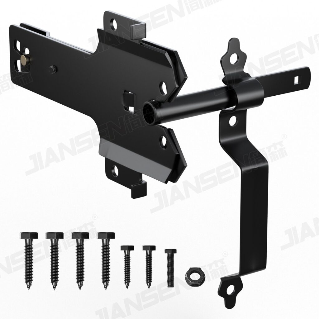 wholesale steel wooden fence gate latch kit for privacy fence-JL1906