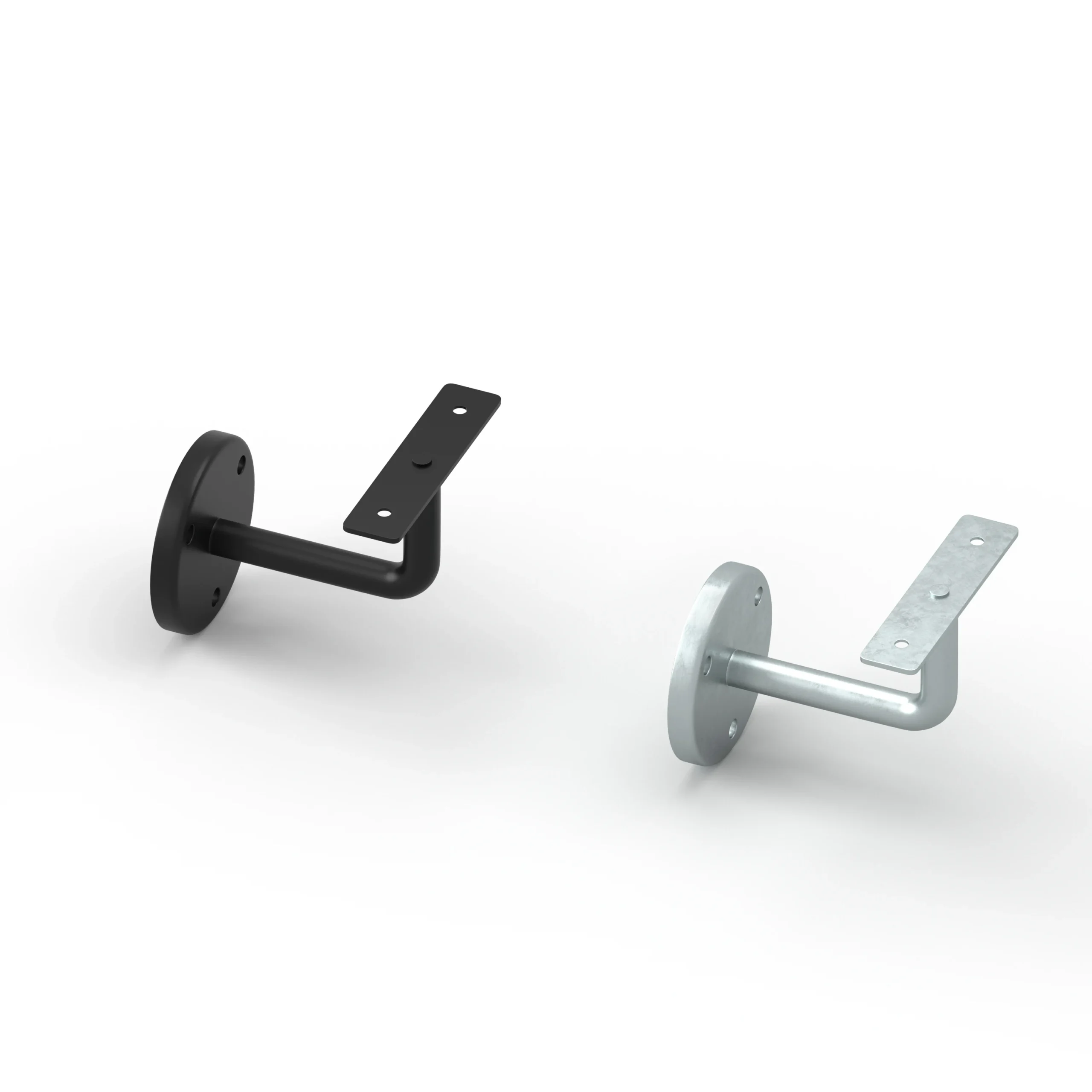 Metal shelf brackets