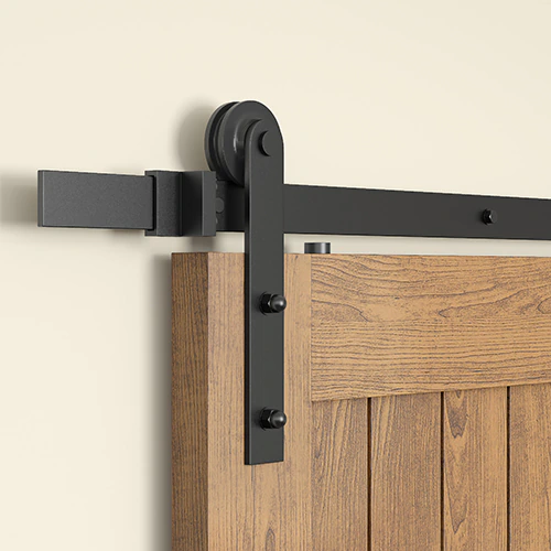 Sliding barn door hardware kit