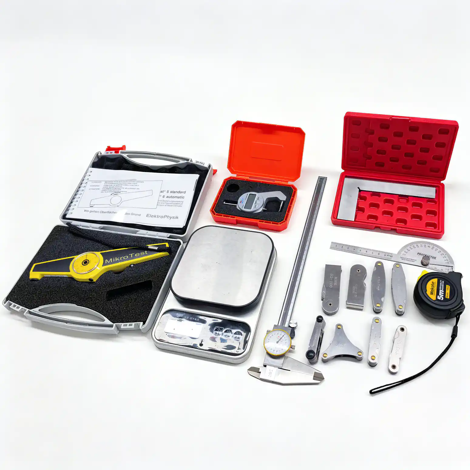 Dimensional and coating measurement tools